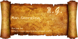 Man Georgina névjegykártya